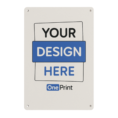 Metal sign